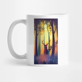 Wild Red Deer Mug